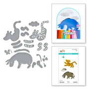 Spellbinders - Tigger & Eeyore Etched Dies from the Say Cheese Classic Pooh Collection in Collaboration with Simple Stories