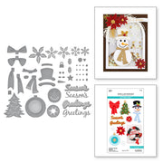 Spellbinders - Christmas Wreath Add-Ons Etched Dies from the Beautiful Wreaths Collection by Suzanne Hue