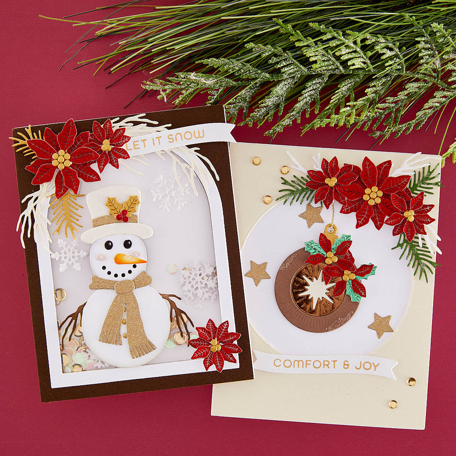 Spellbinders - Christmas Wreath Add-Ons Etched Dies from the Beautiful Wreaths Collection by Suzanne Hue