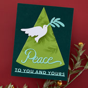 Spellbinders - Peace Dove Etched Dies from the Season of Wonder Collection by Stampendous