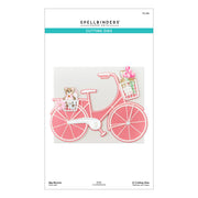 Spellbinders - Big Bicycle Etched Dies from the Bibi's Cats and Pugs Collection by Bibi Cameron