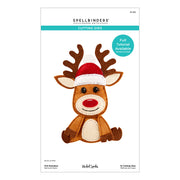 Spellbinders - Felt Reindeer Etched Dies from the Felt Stitch & Create Collection by Nicole Spohr