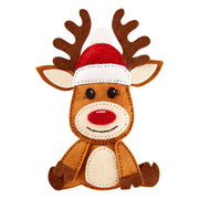 Spellbinders - Felt Reindeer Etched Dies from the Felt Stitch & Create Collection by Nicole Spohr