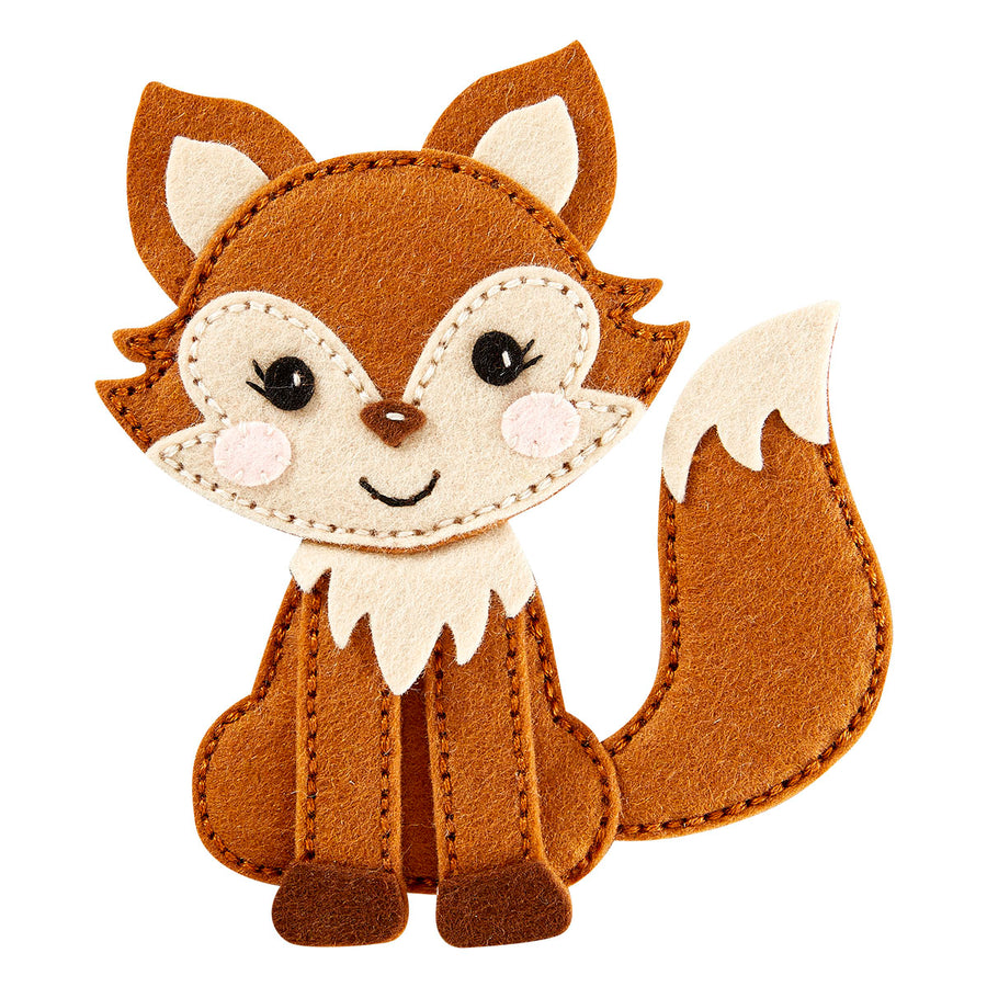 Spellbinders - Felt Forest Fox Etched Dies from the Felt Stitch & Create Collection by Nicole Spohr