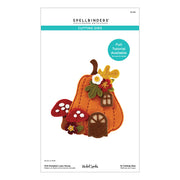 Spellbinders - Felt Pumpkin Lane House Etched Dies from the Felt Stitch & Create Collection by Nicole Spohr