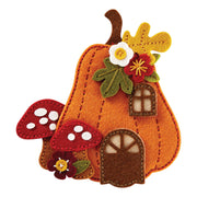 Spellbinders - Felt Pumpkin Lane House Etched Dies from the Felt Stitch & Create Collection by Nicole Spohr