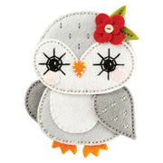 Spellbinders - Felt Snowy Owl Etched Dies from the Felt Stitch & Create Collection by Nicole Spohr