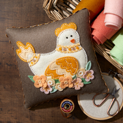 Spellbinders - Felt Cozy Cluck Etched Dies from the Spring Felt Stitch & Create Collection by Nichol Spohr