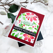 Hero Arts - Holiday Foliage Stencil