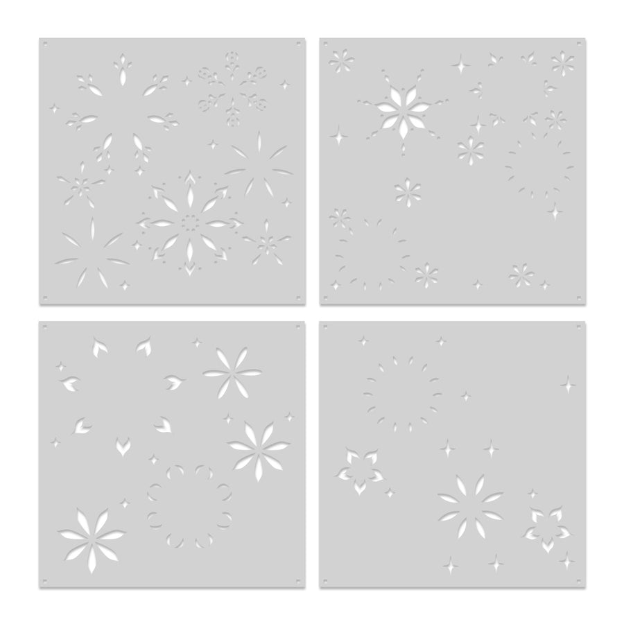 Hero Arts - Color Layering Snowflake Stencils