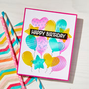 Hero Arts - Color Layering Balloons Stencils from the Let's Celebrate Collection