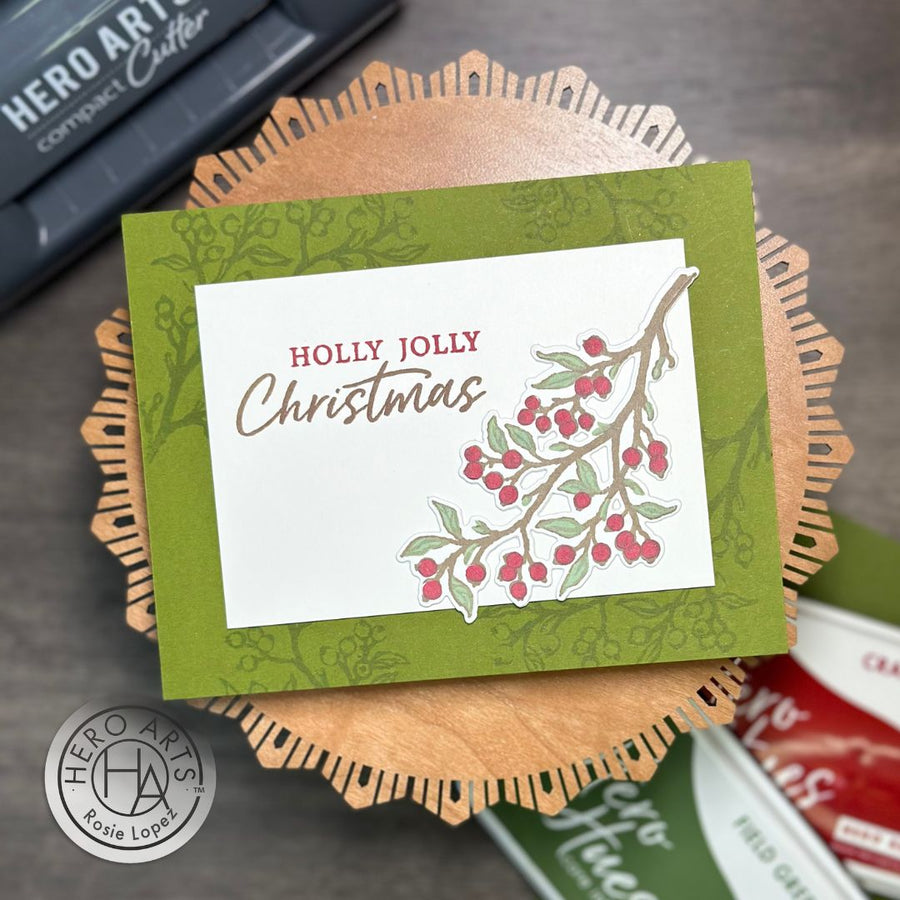 Hero Arts - Color Layering Holly Branch Bundle (C)