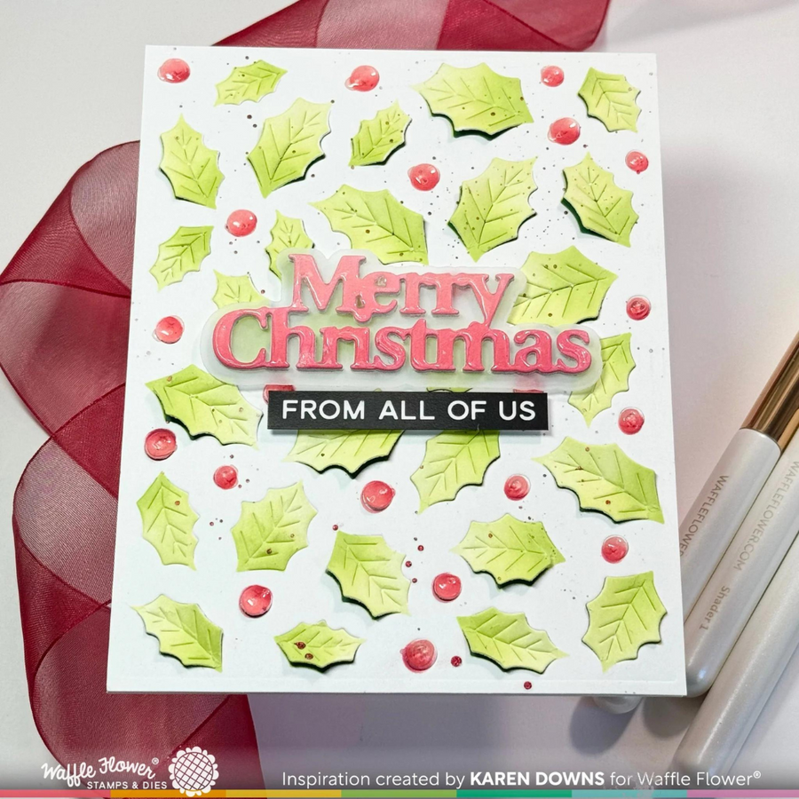 Waffle Flower - Subsentiments Merry Diecut