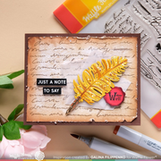 Waffle Flower - Subsentiments Quill Note Diecut