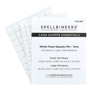 Spellbinders - White Foam Squares Mix 1MM from Card Shoppe Collection by Spellbinders