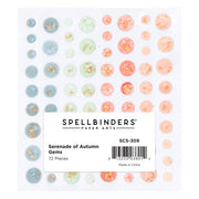 Spellbinders - Gold Flecked Gemstones from the Serenade of Autumn Collection