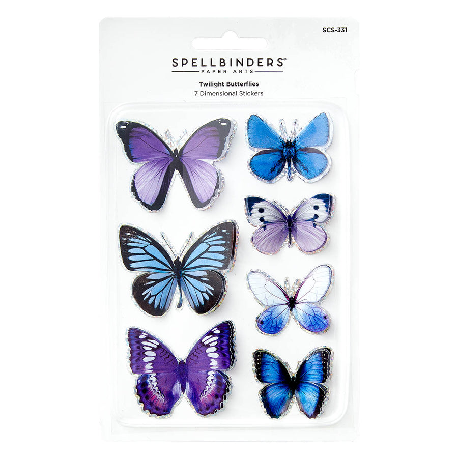 Spellbinders - Twilight Butterflies Stickers from the Timeless Collection