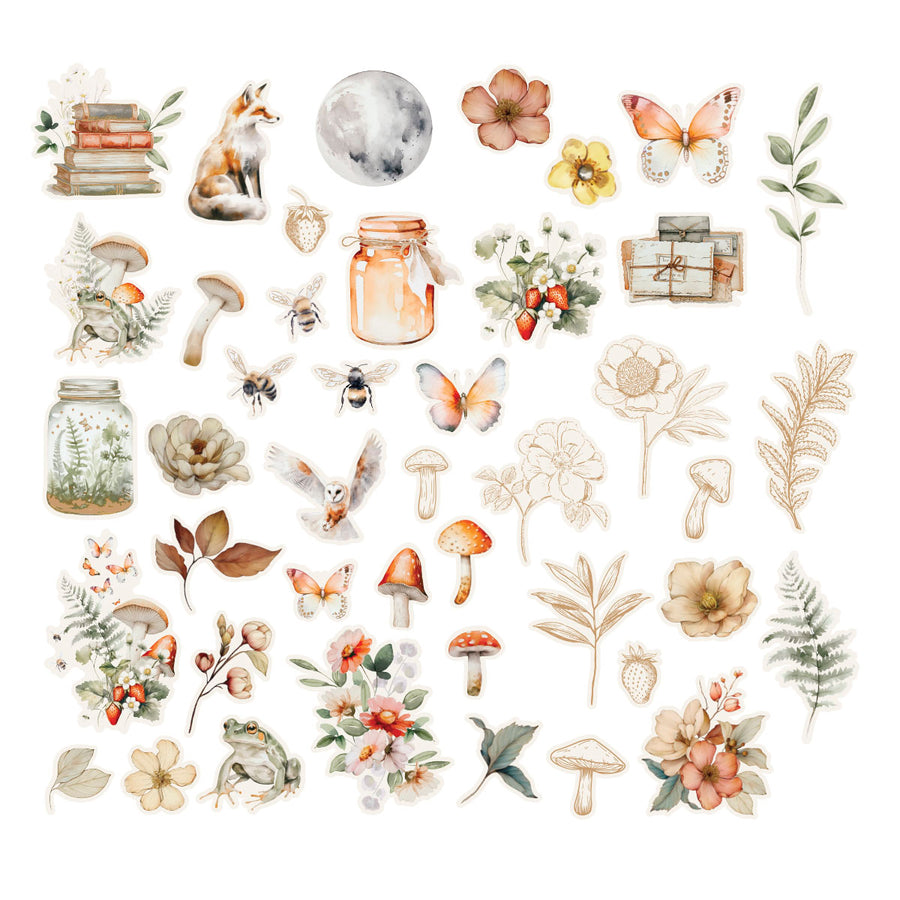 Spellbinders - Woodland Tales Die Cut Shapes from the Woodland Tales Collection