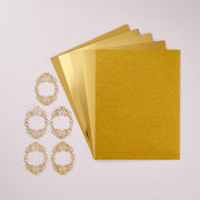 Spellbinders - Gold Assortment Treasured Cardstock  8 1/2" x 11 -15 Pack