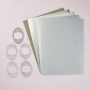 Spellbinders - Silver Assortment Treasured Cardstock  8 1/2" x 11 -15 Pack