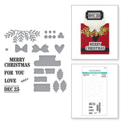 Spellbinders - Christmas Add-Ons Stamp & Die Set from the Not Your Ordinary Card Collection by Wendy Vecchi