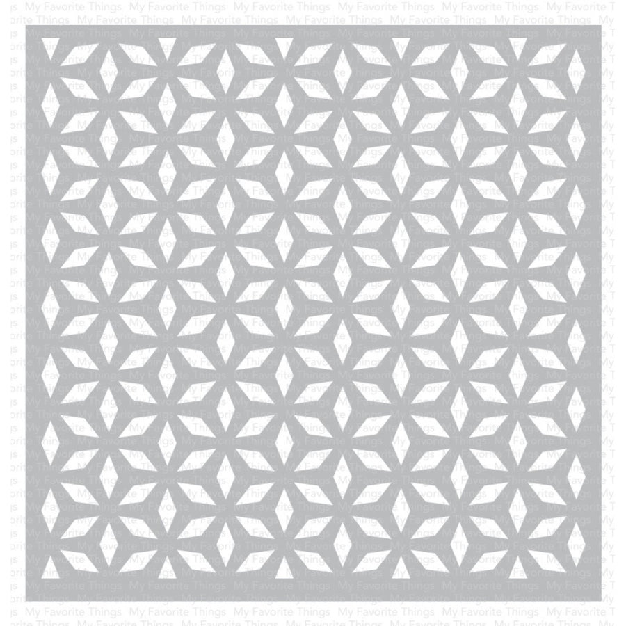 My Favorite Things - Tiled Stars Stencil