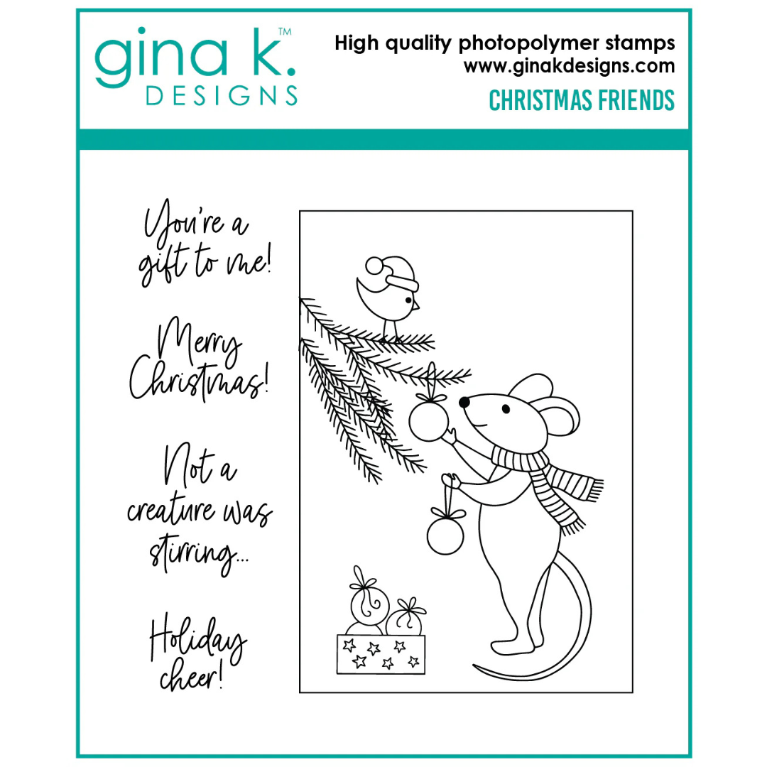 Gina K Designs - Christmas Friends Stamps