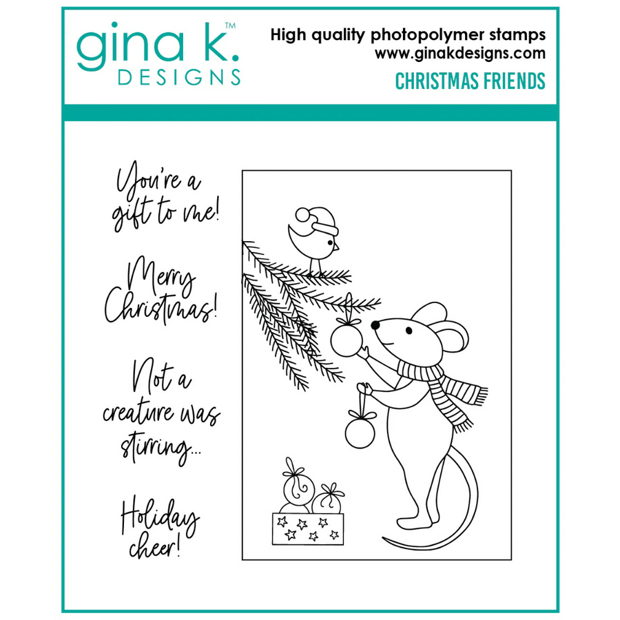 Gina K Designs - Christmas Friends Stamps