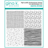 Gina K Designs - Beautiful Patterns Background Stamp