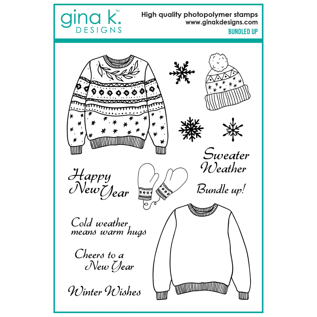 Gina K Designs - Bundled Up Stamps