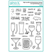 Gina K Designs - Cheers Stamp & Die Bundle