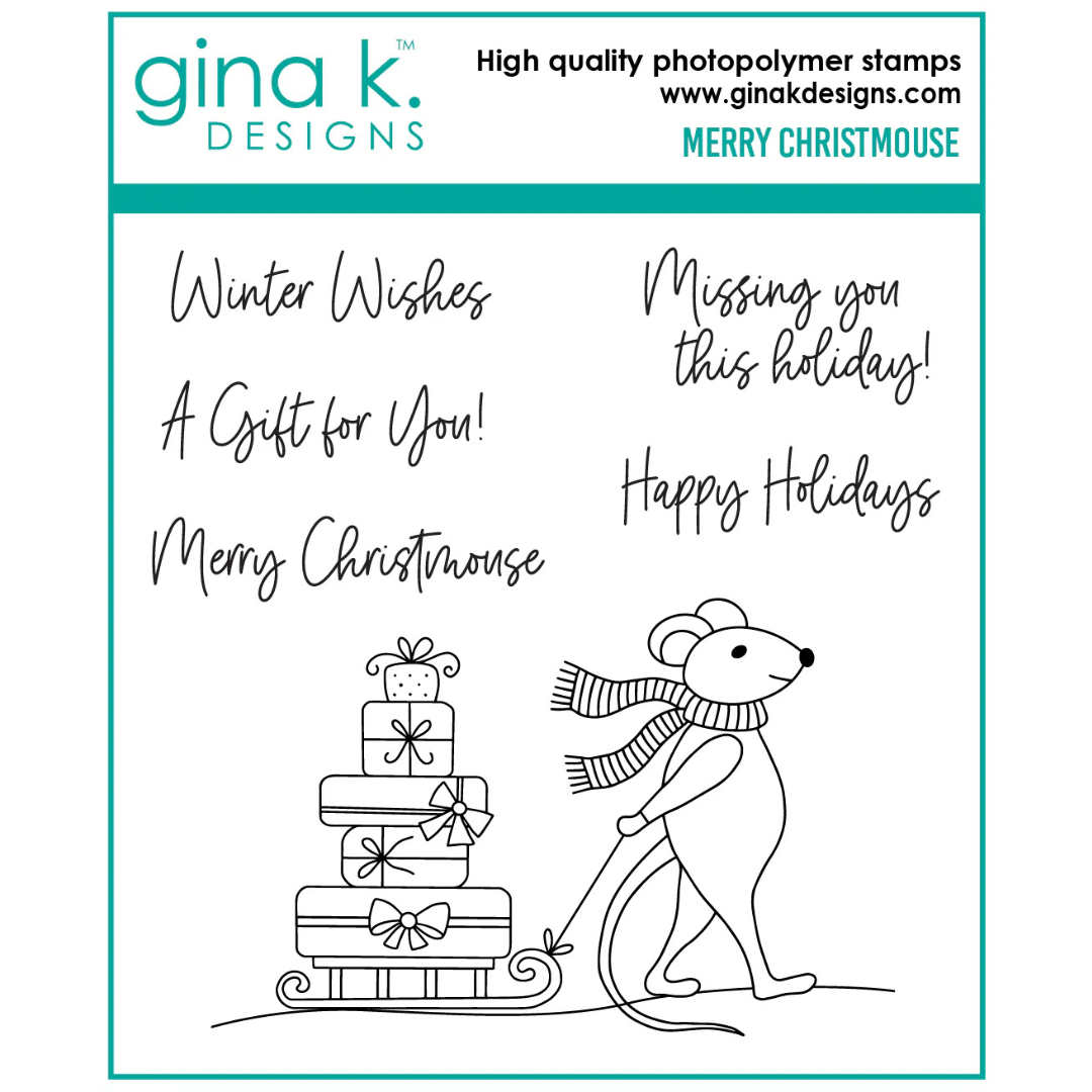 Gina K Designs - Merry Christmouse Stamps