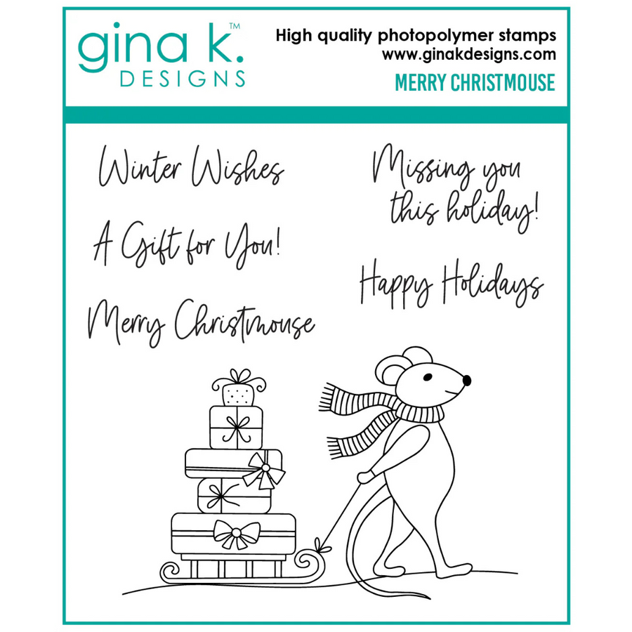 Gina K Designs - Merry Christmouse Stamps