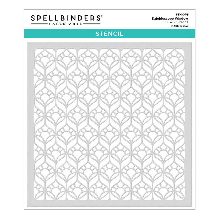 Spellbinders - Kaleidoscope Window Stencil from the Kaleidoscope Arch Collection