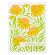 Spellbinders - Coneflower Layered Stencil from the Flower Market Collection