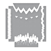 Spellbinders - Background Scapes Stencils from the Windows with a View Collection by Tina Smith