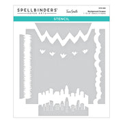 Spellbinders - Background Scapes Stencils from the Windows with a View Collection by Tina Smith