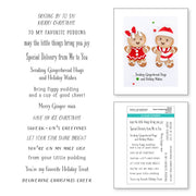 Spellbinders - Dancin' Christmas Sentiments Clear Stamp Set from the Dancin' Christmas Collection