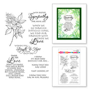 Spellbinders - Sincere Sentiments Clear Stamp Set from the All the Sentiments Collection by Stampendous