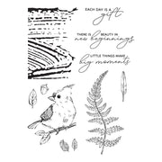 Spellbinders - Woodland Tales Sentiments Clear Stamp Set from the Woodland Tales Collection