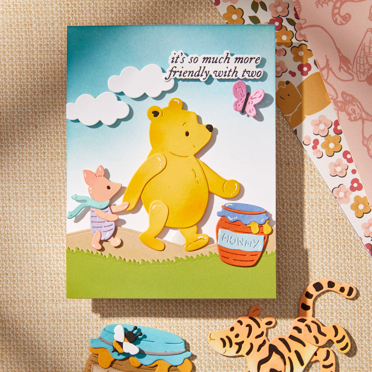 Spellbinders - Say Cheese Classic Pooh Die Bundle in Collaboration with Simple Stories