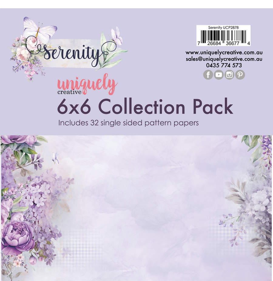 Uniquely Creative - Serenity 6" x 6" Collection Pack