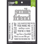 Hero Arts - Smile Friend Stamp & Cut XL