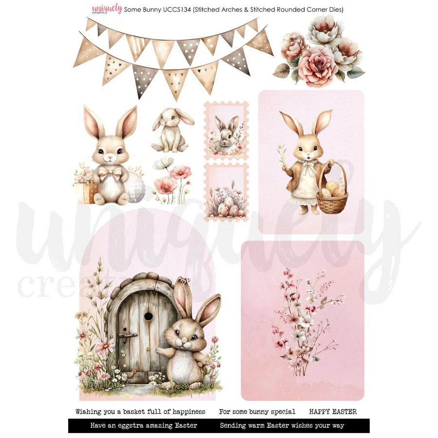 Uniquely Creative - Some Bunny Cut-a-Part Sheet