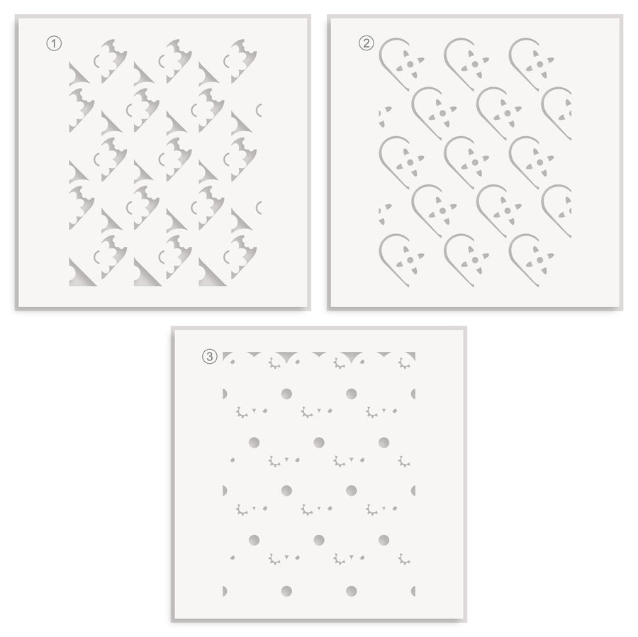 Altenew - Dainty Hearts Stencil Set (3 in 1)