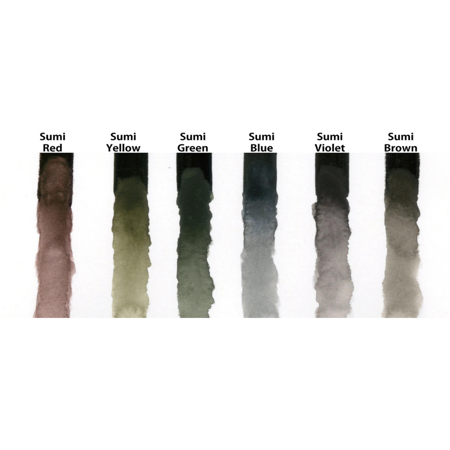 Kuretake - Gansai Tambi Sumi Colors (6 Color Set)