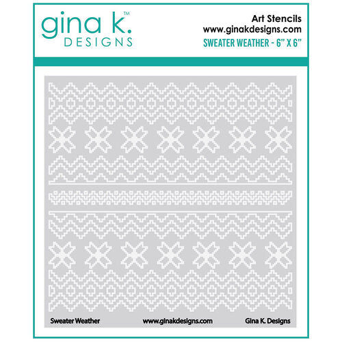 Gina K Designs Sweater Weather Stencil