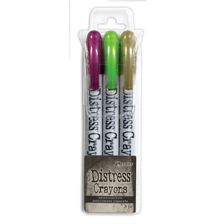 Tim Holtz - Distress Pearl Crayons - Halloween Set 4 (Limited Edition)