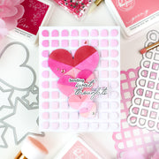 Pinkfresh Studio - Scalloped Grid Coverplate Die