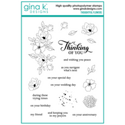 Gina K Designs - Thoughtful Flowers Stamps